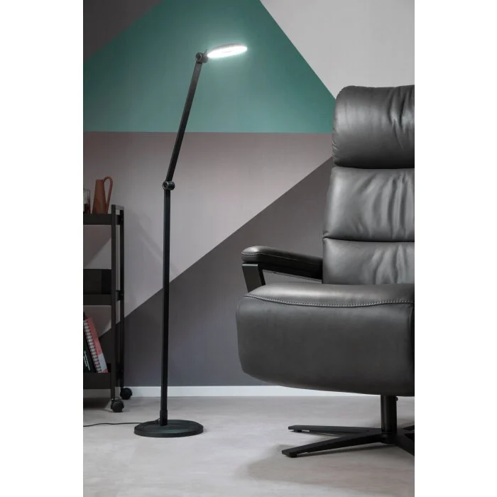 SCHÖNER WOHNEN-Kollektion Office Lámpara de Pie LED Negro, 1 luz
