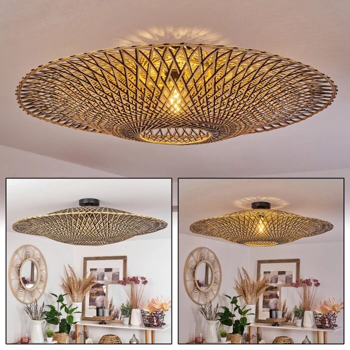 Shelbourne Lámpara de Techo Negro, 1 luz