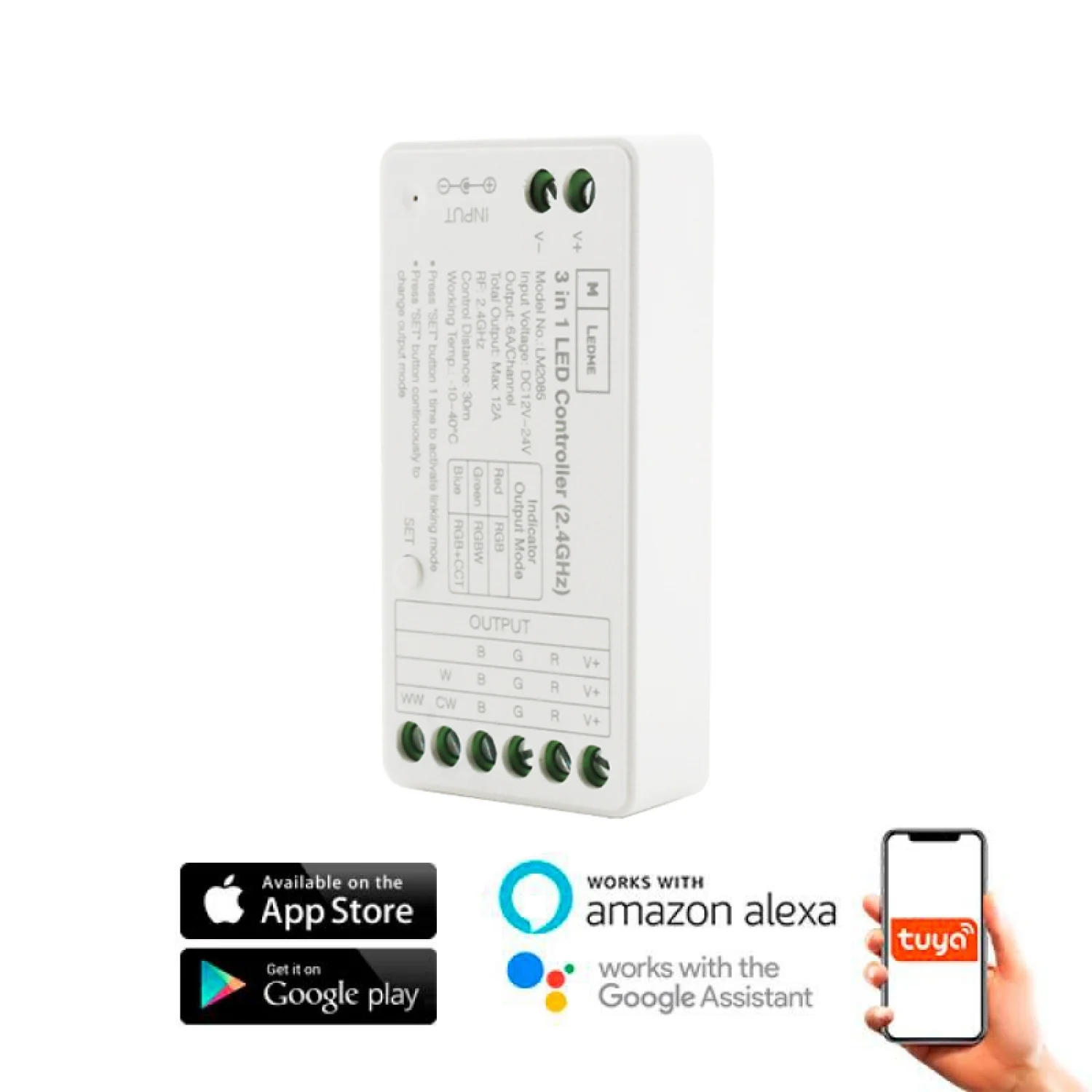 Controlador Regulador Smarthome Led Monocolor+CCT