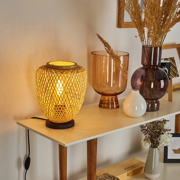 Solera Lámpara de mesa Negro, 1 luz