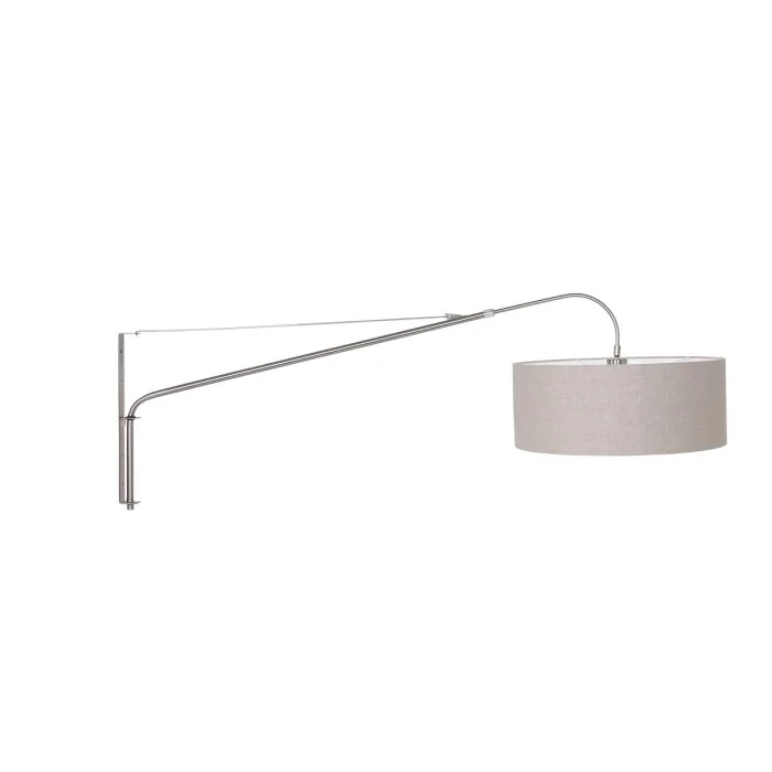Steinhauer Gramineus Aplique Acero inoxidable, Gris, 1 luz