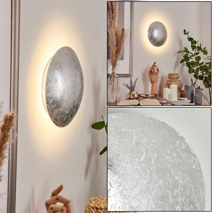 Storkyro Aplique LED Plata, 1 luz