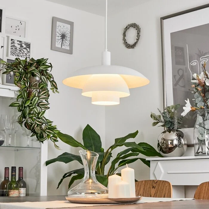 Sundet Lámpara Colgante Blanca, 1 luz