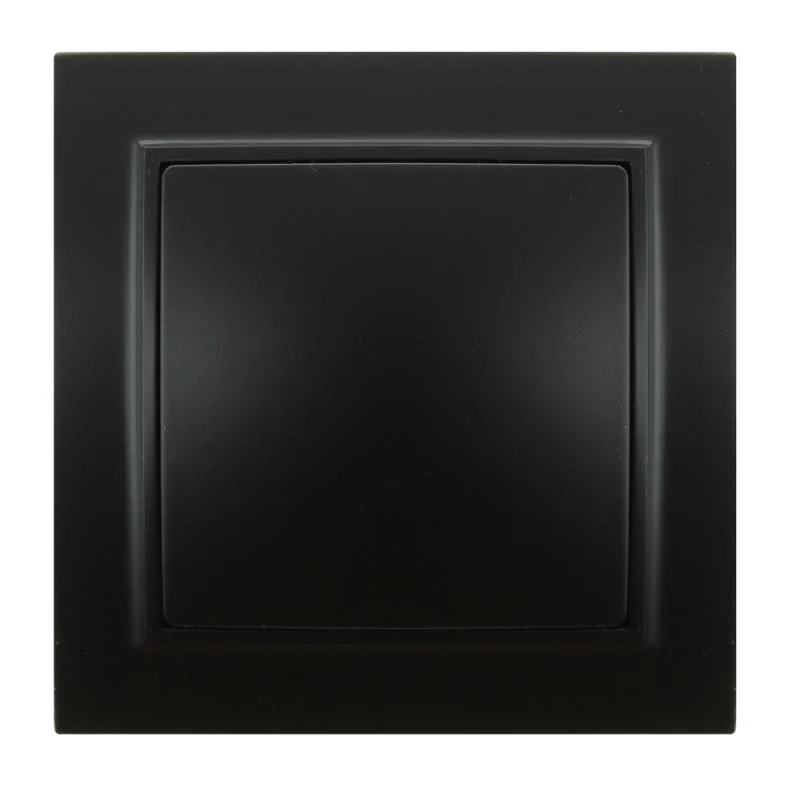 Tapa Ciega Negra Marco Incluido IP20 Serie wLine