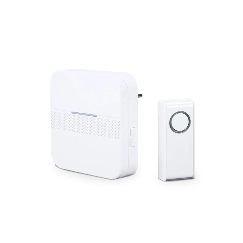 Timbre Inalámbrico Wireless Kinet II IP44 de Larga Distancia 100M (Emisor + Receptor) (30 Melodías)