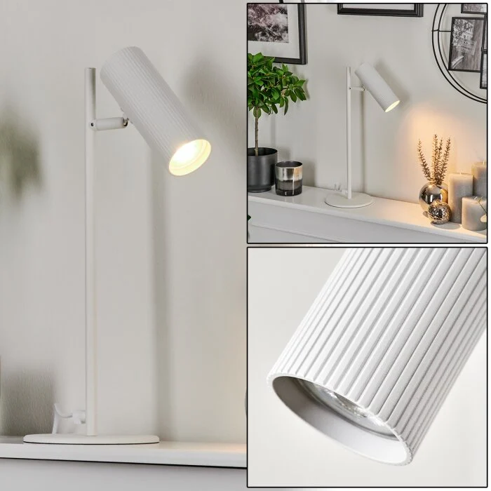Trutielle Lámpara de mesa Blanca, 1 luz