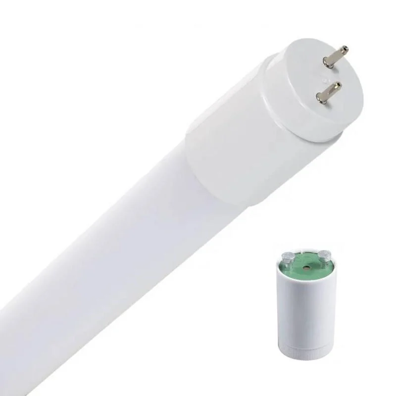 Tubo de LED T8 1200 mm 18W Cristal (Conexión 1 Lateral)