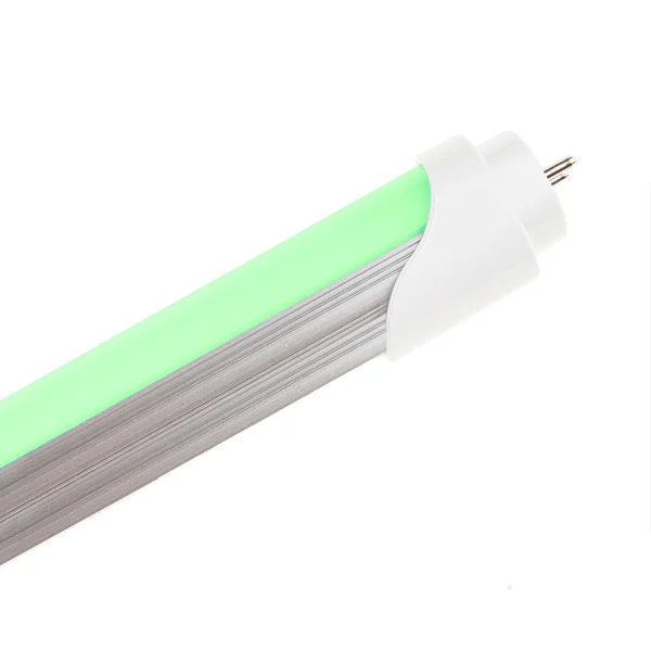 Tubo de LED T8 1200 mm 20W Verde (Conexión 1 Lateral)