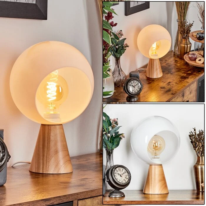 Velmo Lámparas de mesa LED Crudo, 1 luz