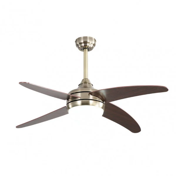 Ventilador de Techo    Cuero / Cerezo 2XE27 Motor DC Verano e Invierno con Mando a Distancia