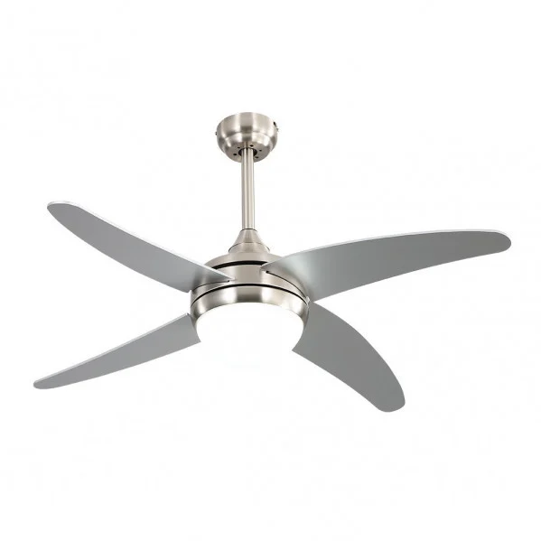 Ventilador de Techo    Níquel 2XE27 Motor DC Verano e Invierno con Mando a Distancia