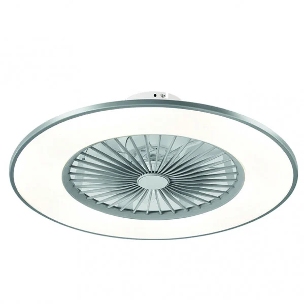 Ventilador de Techo LED  48W Plata  Motor AC Verano 3000+4000+6000 con Mando a Distancia