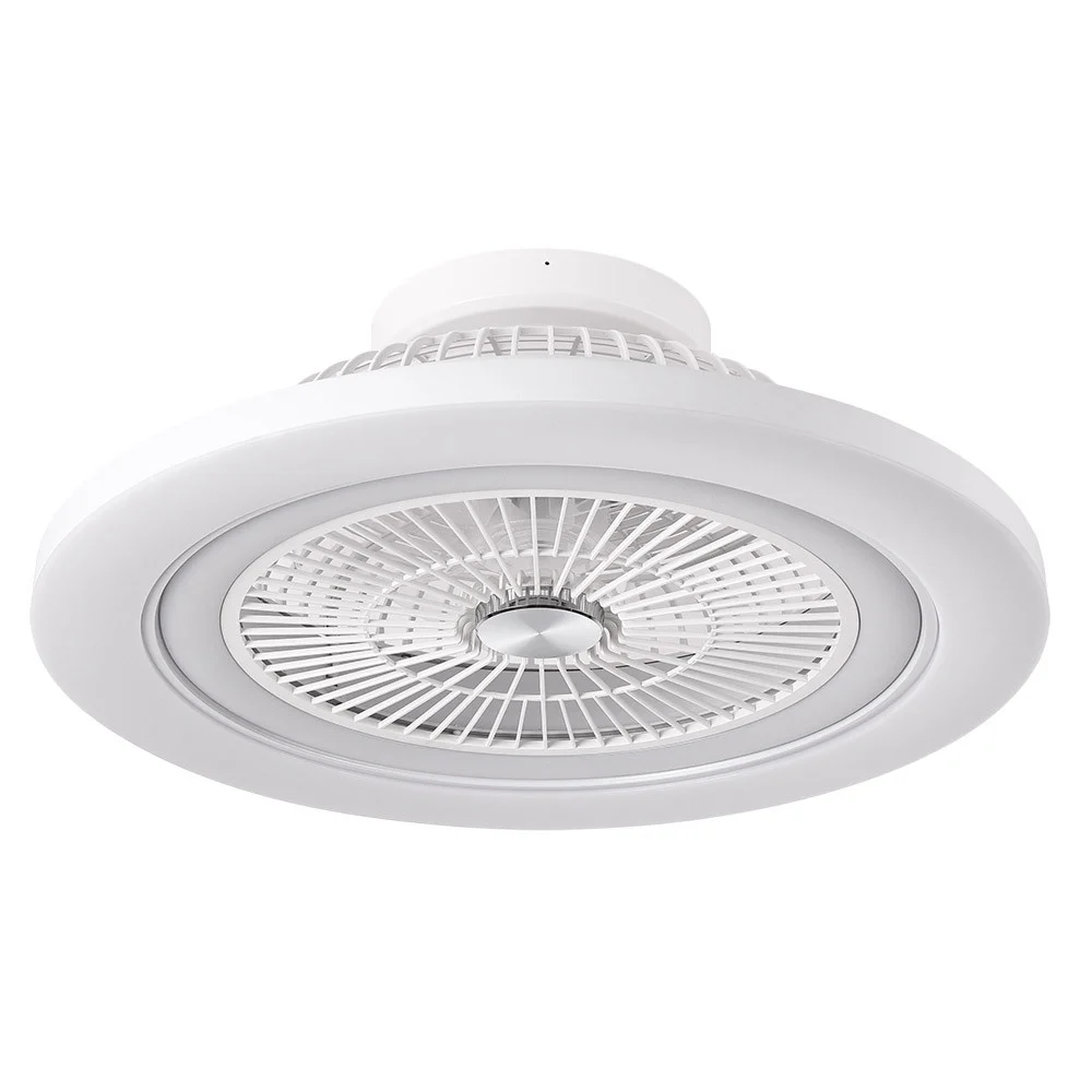 Ventilador de Techo LED 72W Blanco Motor DC Regulable CCT Verano/Invierno con Mando a Distancia y Memoria de Color