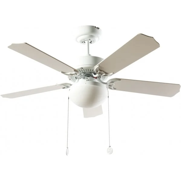 Ventilador de Techo    Blanco/Blanco-Colores pasteles 2XE27 Motor AC Verano e Invierno y Palas Reversibles