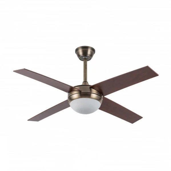 Ventilador de Techo    Cuero / Cerezo – Nogal 2XE27 Motor DC Verano e Invierno con Mando a Distancia y Palas Reversibles