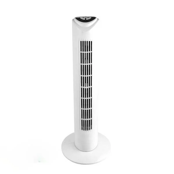 Ventilador de Torre Blanco 50W Metal / Policarbonato Motor AC con Temporizador y Mando a distancia incluido