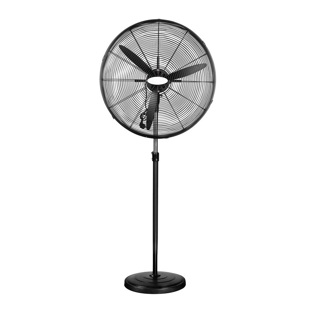 Ventilador de Pie Industrial 240W Negro Metal / Policarbonato Motor AC
