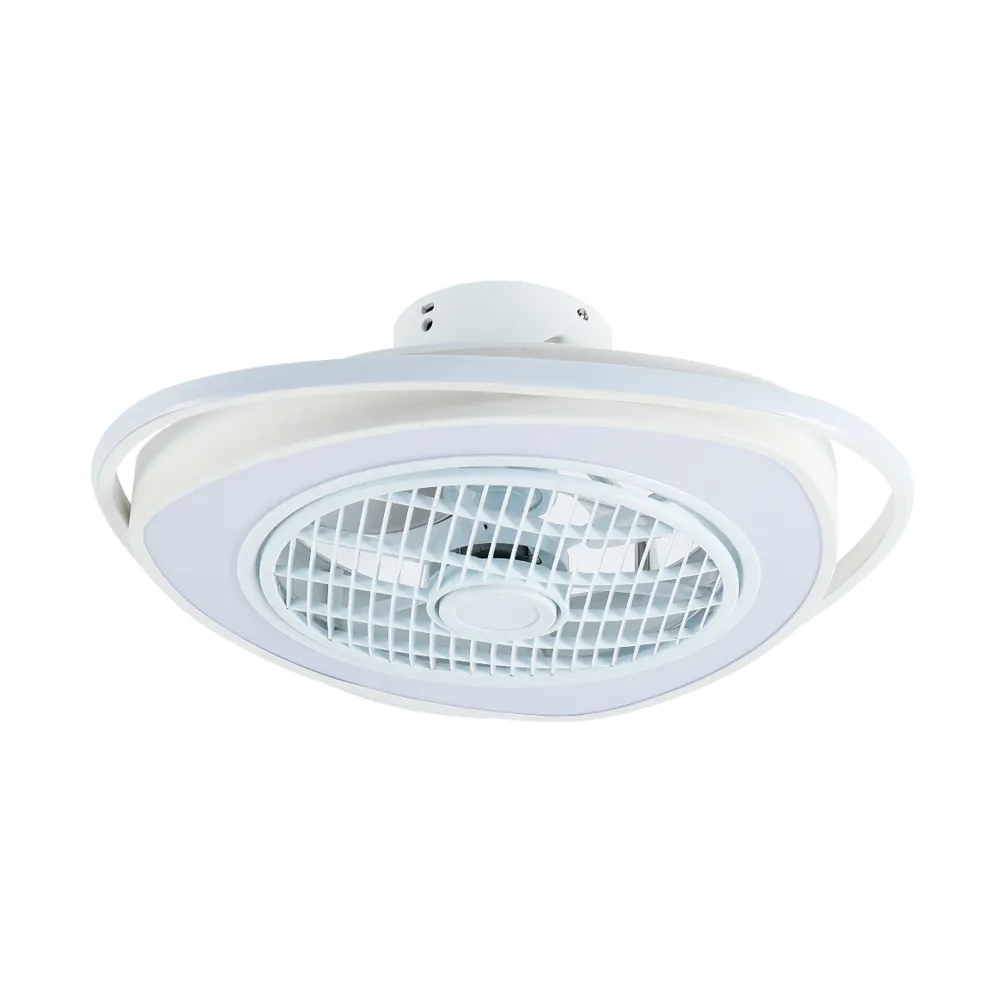 Ventilador de Techo LED 70W Blanco AC 3454LM Silencioso con Mando a Distancia