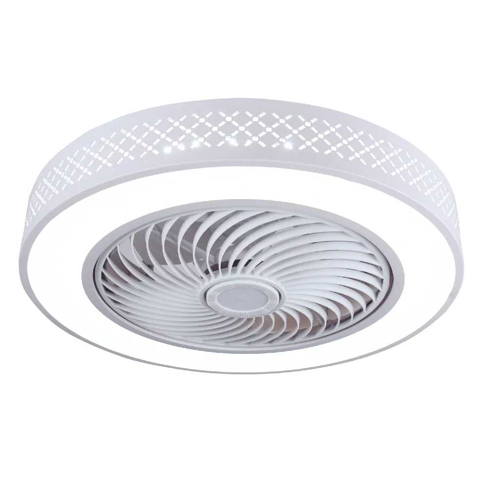 Ventilador de Techo LED 72W Blanco DC 6800LM Ultra Silencioso con Mando a Distancia Verano / Invierno