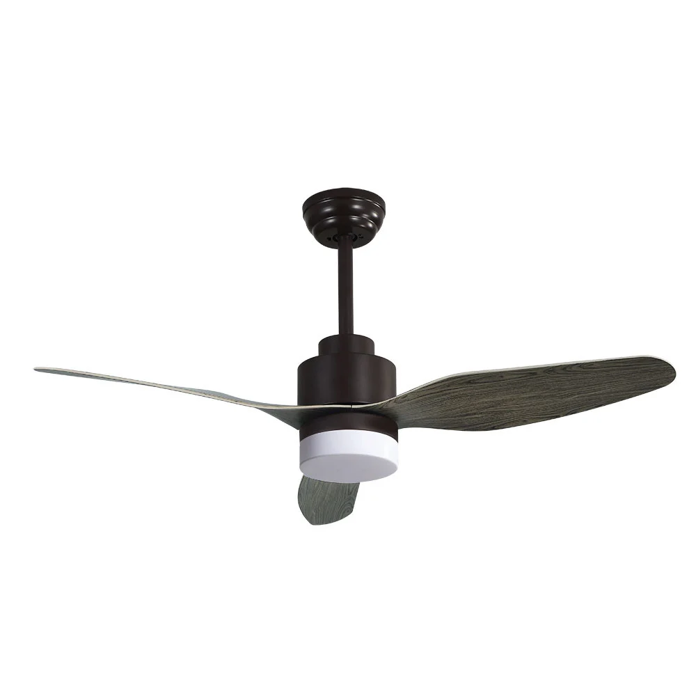 Ventilador de Techo LED Gerona Marrón 18w 3000-4000-6000k AC Verano / Invierno con Mando a Distancia