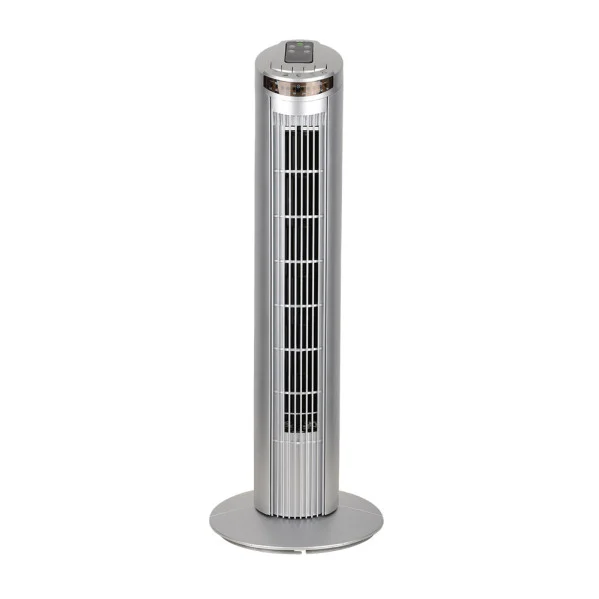 Ventilador de Pie Plata 45W Metal / ABS Motor AC con  y Mando a Distancia incluido