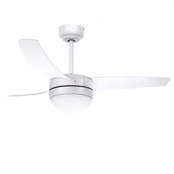 Ventilador de Techo Blanco 2XE27 Motor AC Verano e Invierno con Mando a Distancia