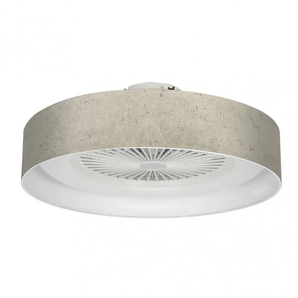 Ventilador de Techo LED  72W Cemento Gris  Motor AC Verano 3000+4000+6000 con Mando a Distancia