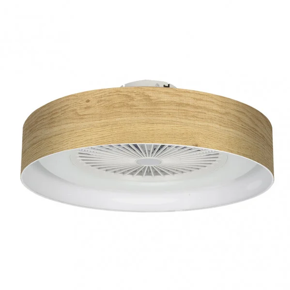 Ventilador de Techo LED  72W Madera Clara  Motor AC Verano 3000+4000+6000 con Mando a Distancia
