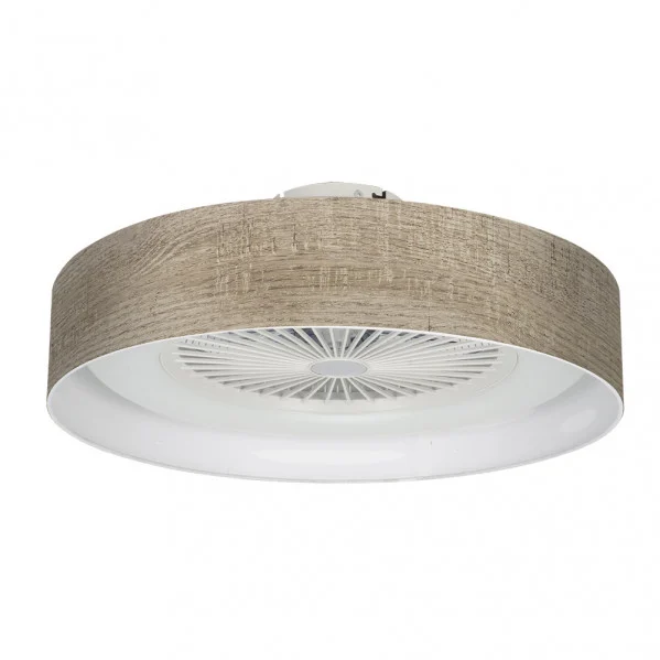 Ventilador de Techo LED  72W Madera Gris  Motor AC Verano 3000+4000+6000 con Mando a Distancia