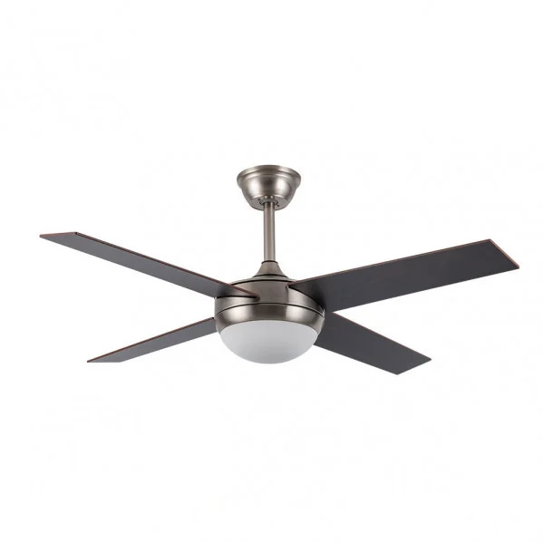 Ventilador de Techo    Níquel / Haya – Wengué 2XE27 Motor DC Verano e Invierno con Mando a Distancia y Palas Reversibles