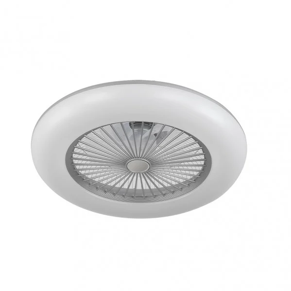 Ventilador de Techo LED  72W Plata  Motor AC Verano 3000+4000+6000 con Mando a Distancia