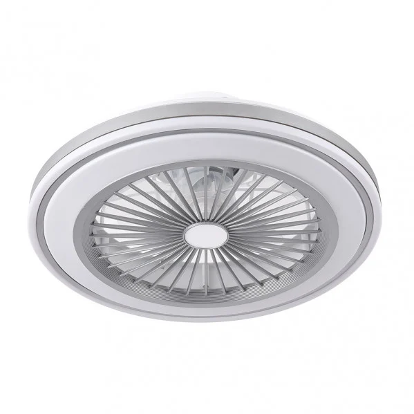 Ventilador de Techo LED  80W Plata  Motor AC Verano 3000+4000+6000 con Mando a Distancia