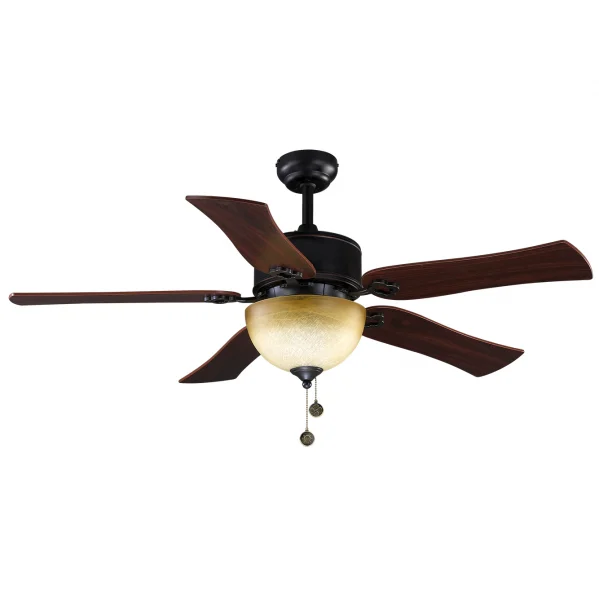 Ventilador de Techo    Rústico / Cerezo 2XE27 Motor AC Verano e Invierno