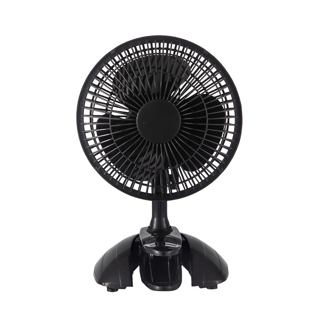 Ventilador de Sobremesa con Pinza 20W LED Negro Metal / Policarbonato Motor AC