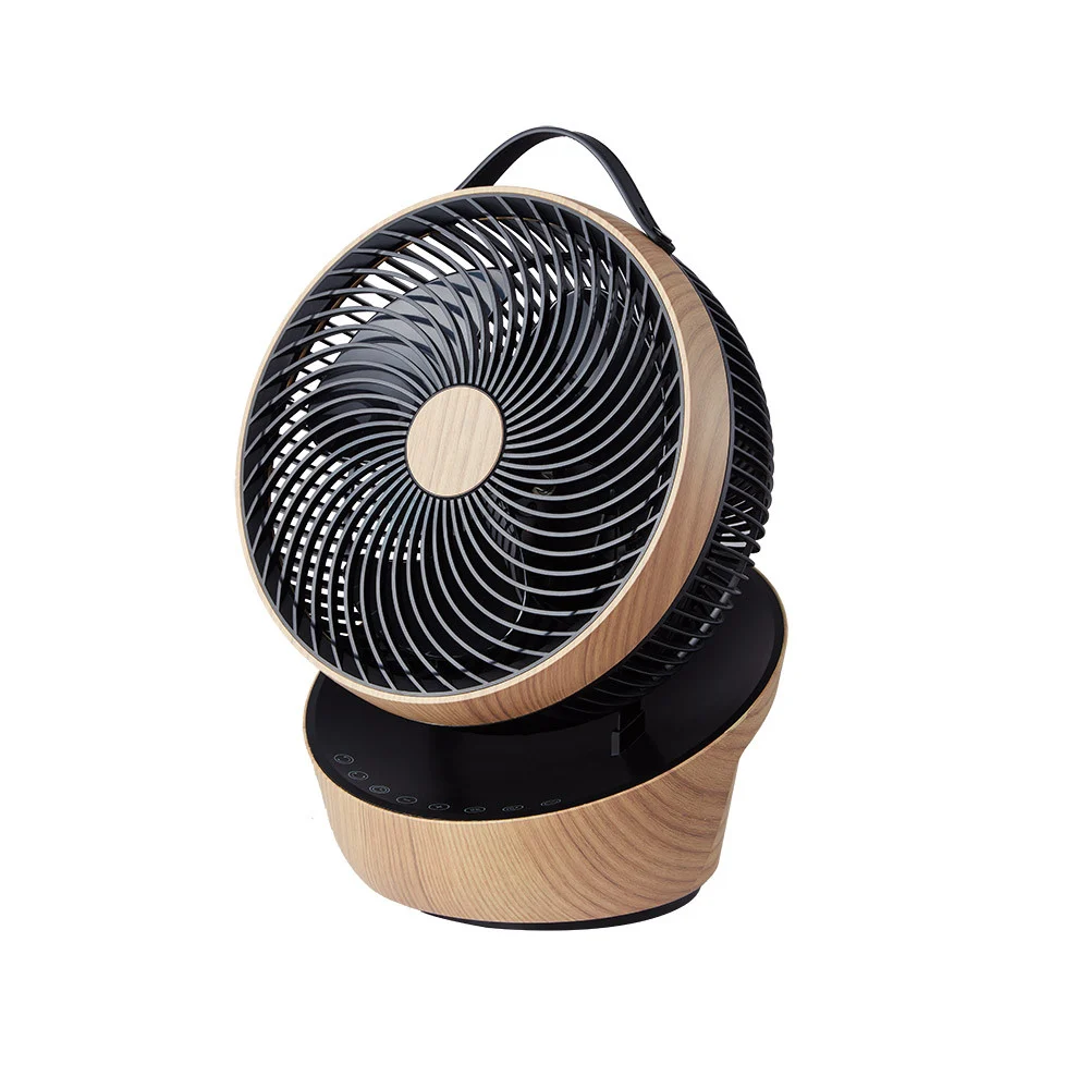 Ventilador de Sobremesa 25W Negro/Madera Metal / ABS / Policarbonato Motor DC Temporizador Mando a Distancia