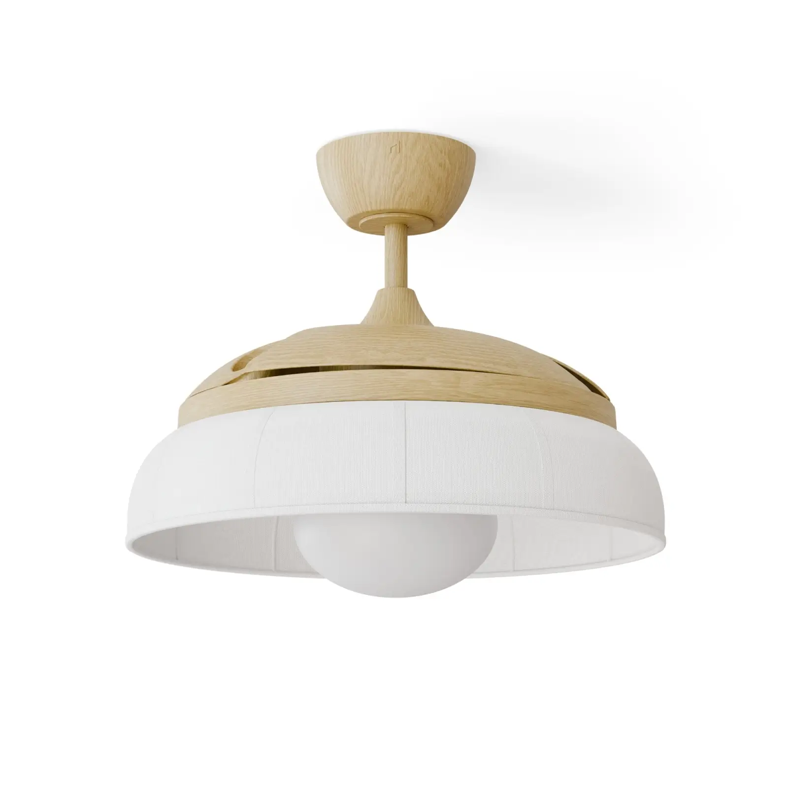 Ventilador con luz y aspas retractiles Emma S Xtra