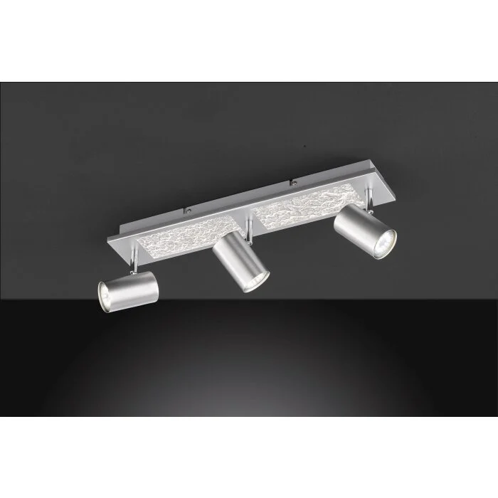 Wofi Bali Lámpara de Techo LED Níquel-mate, 3 luces