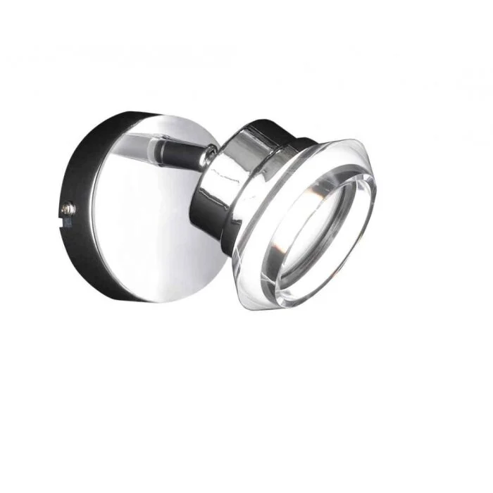 Wofi MORGAN Foco de pared LED Cromo, 1 luz